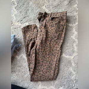 American Eagle Outfitters Leopard Print Pants